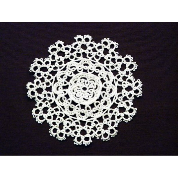 3" Ivory Heart Cotton Hand Crafted Lace Doily Appliques Set of 24 